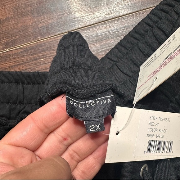 NWT PSK Collective Black Fleece Jogger Pants - Picture 3 of 5